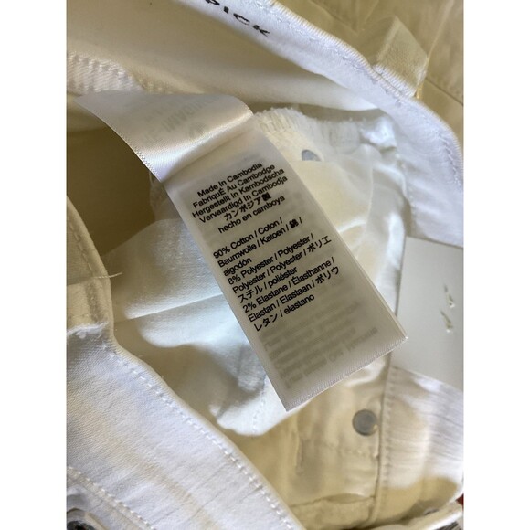 J.Crew White 9” Toothpick High Waist Skinny Jeans 27 - Picture 7 of 7